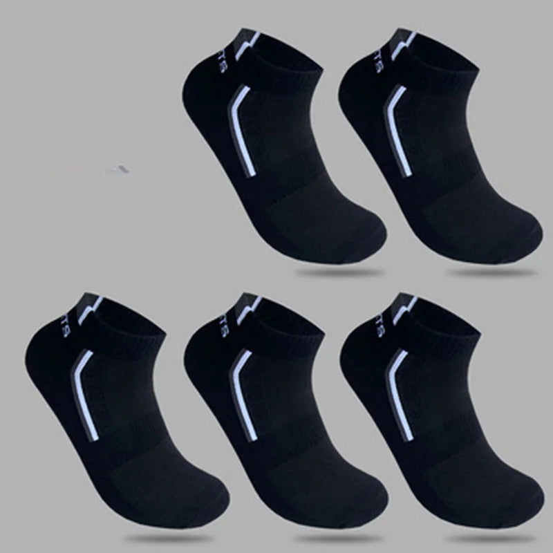 Male Socks Calcetines Hosiery Men's Socks Stretchy Shaping Teenagers Short Sock Suit for All Season Non-slip Durable