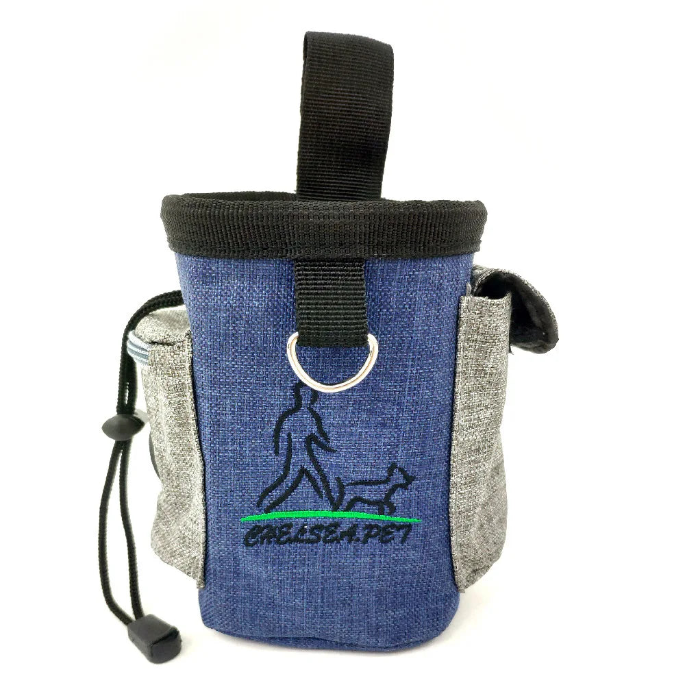 Outdoor Dog Trainings Bag Durable Poly 8 Colors Treat Bag Dog Walking Snack Pouch Detachable Puppy TrainSnack Reward Waist Bag