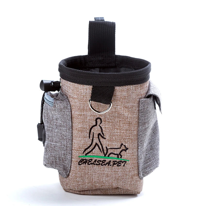 Outdoor Dog Trainings Bag Durable Poly 8 Colors Treat Bag Dog Walking Snack Pouch Detachable Puppy TrainSnack Reward Waist Bag