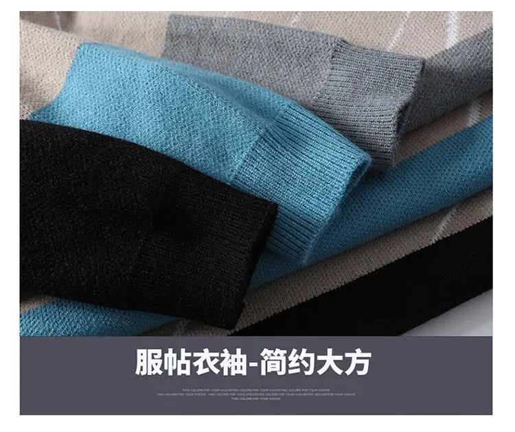 Autumn/Winter New Men's High-Quality Fashion Trend Sweater Men Casual Comfortable Warm Sweaters men Three colors available