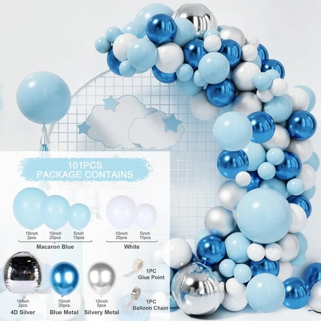 Balloon Garland Arch Kit Wedding Birthday Party Decoration Kids Adult Globos Wedding Party Supplies Latex Ballon Baby Shower Boy