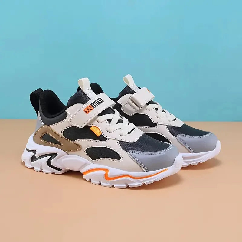 Boy's Trendy Street Style Chunky Shoes Comfy Non Slip Casual Sneakers Kids Girls Outdoor Activities Children Sports Running Shoe
