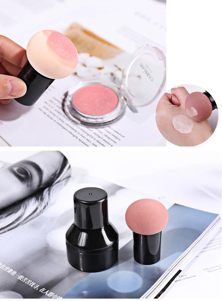 Mushroom Head Cosmetic Puff Foundation Makeup Sponge Powder Puff Smooth Sponge Multi- Function Dry & Wet Beauty Makeup Tool