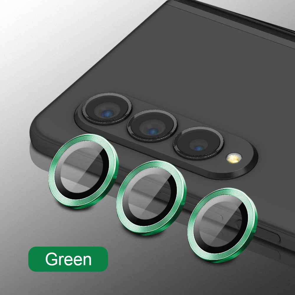 For Samsung Galaxy Z Fold 6 5 4 5G Camera Screen Protector Case Back Cover For Z fold 5 4 Metal Ring Lens Protective Glass Film