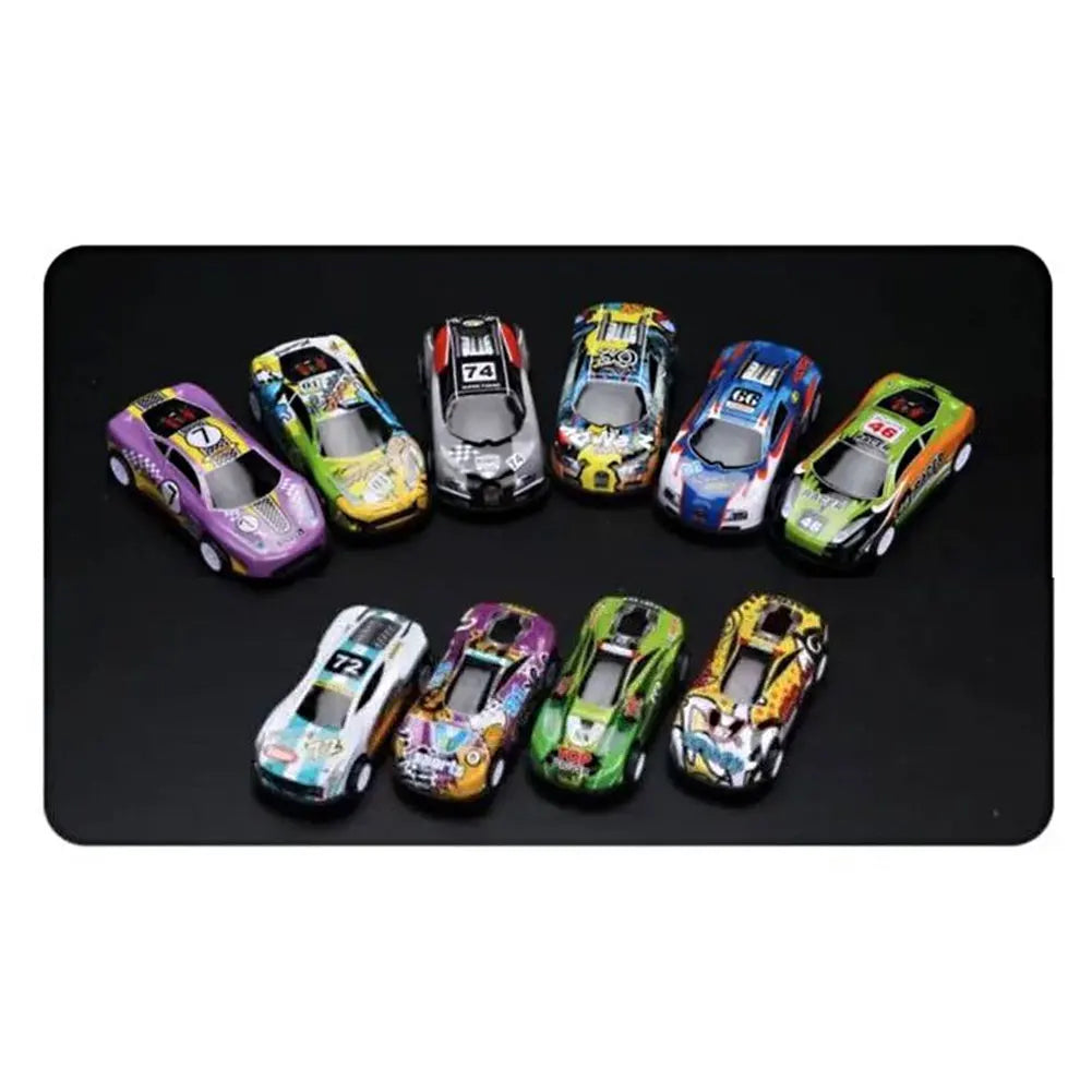 20-50Pcs/set Mini Car Set Inertia Pull Back Cars for Boys Plastic Vehicle Model Collection Toys Birthday Gift for Kids Toddler