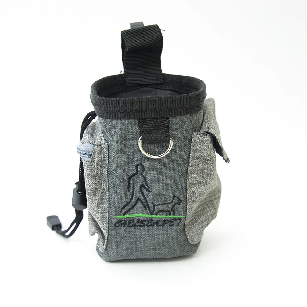 Outdoor Dog Trainings Bag Durable Poly 8 Colors Treat Bag Dog Walking Snack Pouch Detachable Puppy TrainSnack Reward Waist Bag