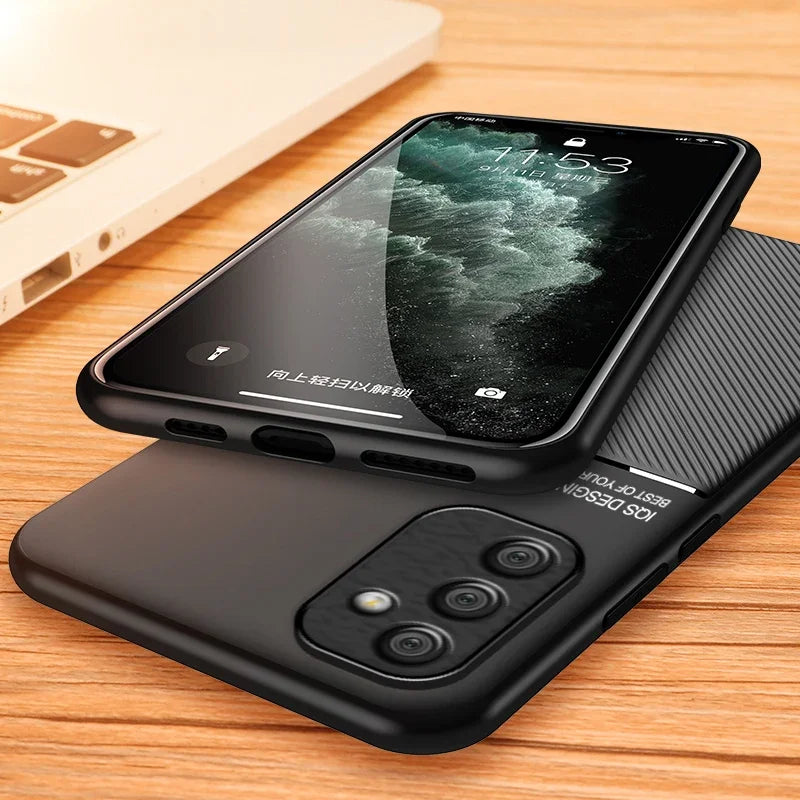 For Samsung Galaxy A70 Case Magnetic Car Holder Phone Cases Samsung A50 A20 A30 A50S A10S Shockproof Soft PU Leather Back Cover