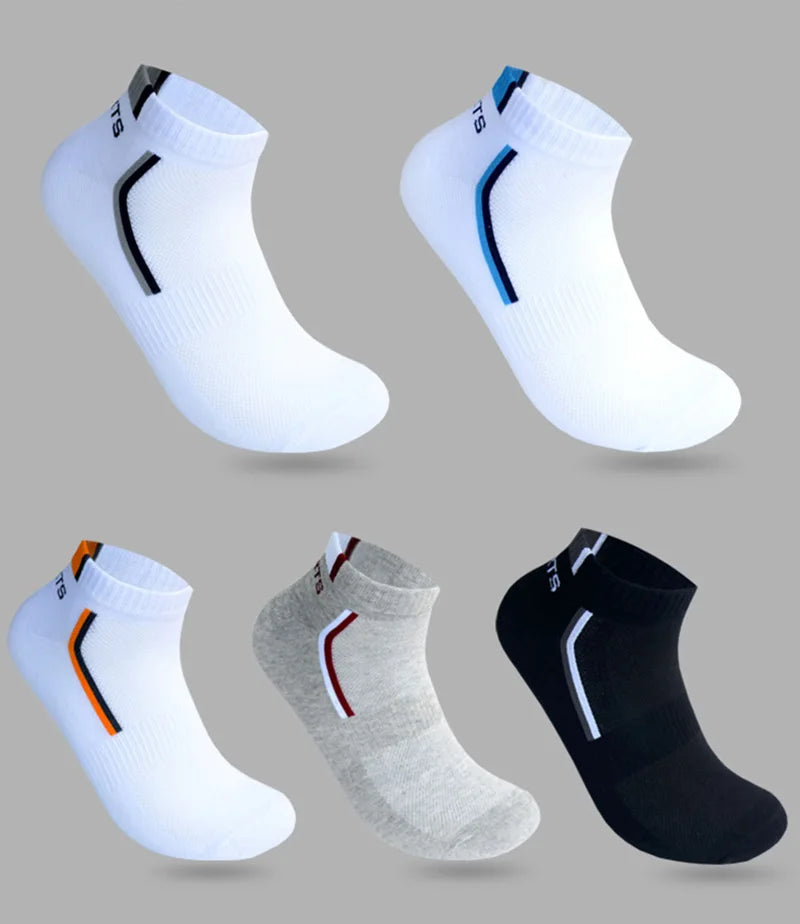 Male Socks Calcetines Hosiery Men's Socks Stretchy Shaping Teenagers Short Sock Suit for All Season Non-slip Durable