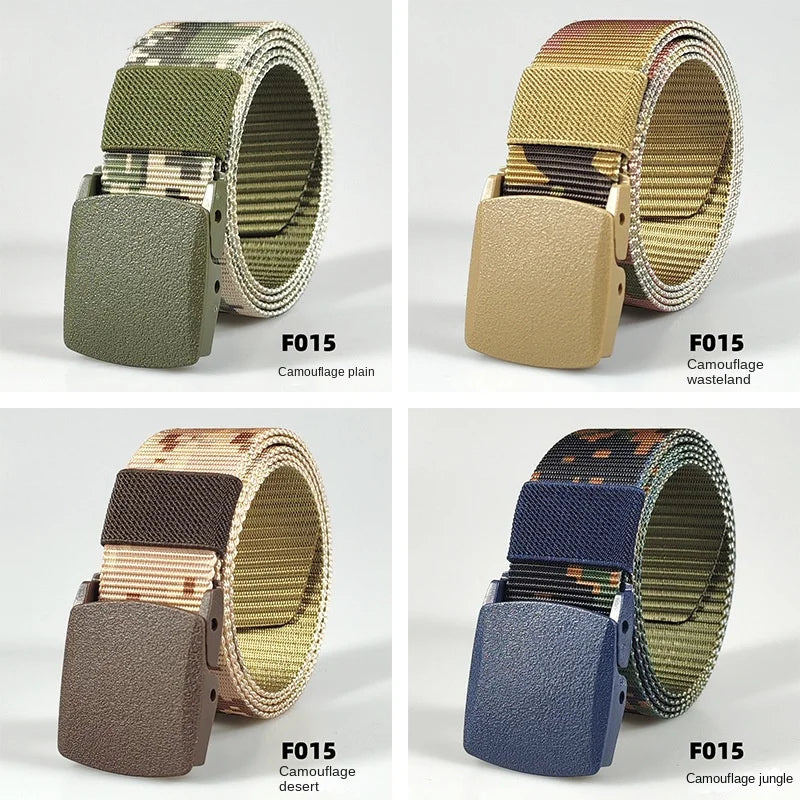 Black Green White Red Blue Men Automatic Buckle Nylon Belt Waist Canvas Belts Outdoor Strap Travel Sports Belt for Women