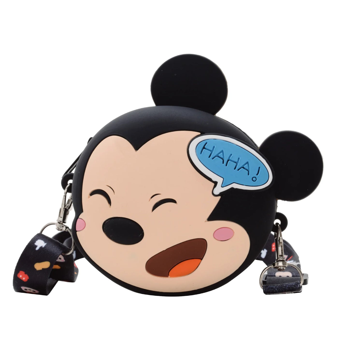 Disney Anime Mickey Minnie Mouse Series Kawaii Silicone Bag Mini Messenger Bag Children Coin Purse Toys Girls Christmas Gift
