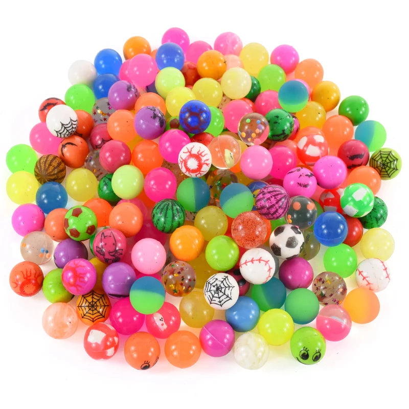 10/20/50Pcs Bouncy Ball Toys Kids Birthday Party Favors Gifts for Guests Rubber Bouncing Ball Pinata Goody Bag Fillers Prizes