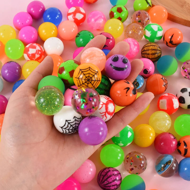 10/20/50Pcs Bouncy Ball Toys Kids Birthday Party Favors Gifts for Guests Rubber Bouncing Ball Pinata Goody Bag Fillers Prizes