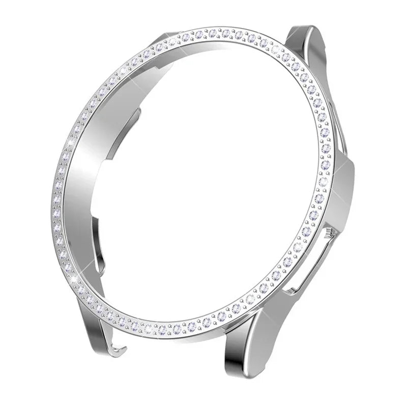 Diamond Case for Samsung Galaxy Watch 5/5 pro/4 44mm 40mm PC Cover All-Around Bumper Protector Galaxy watch4 classic 42mm 46mm