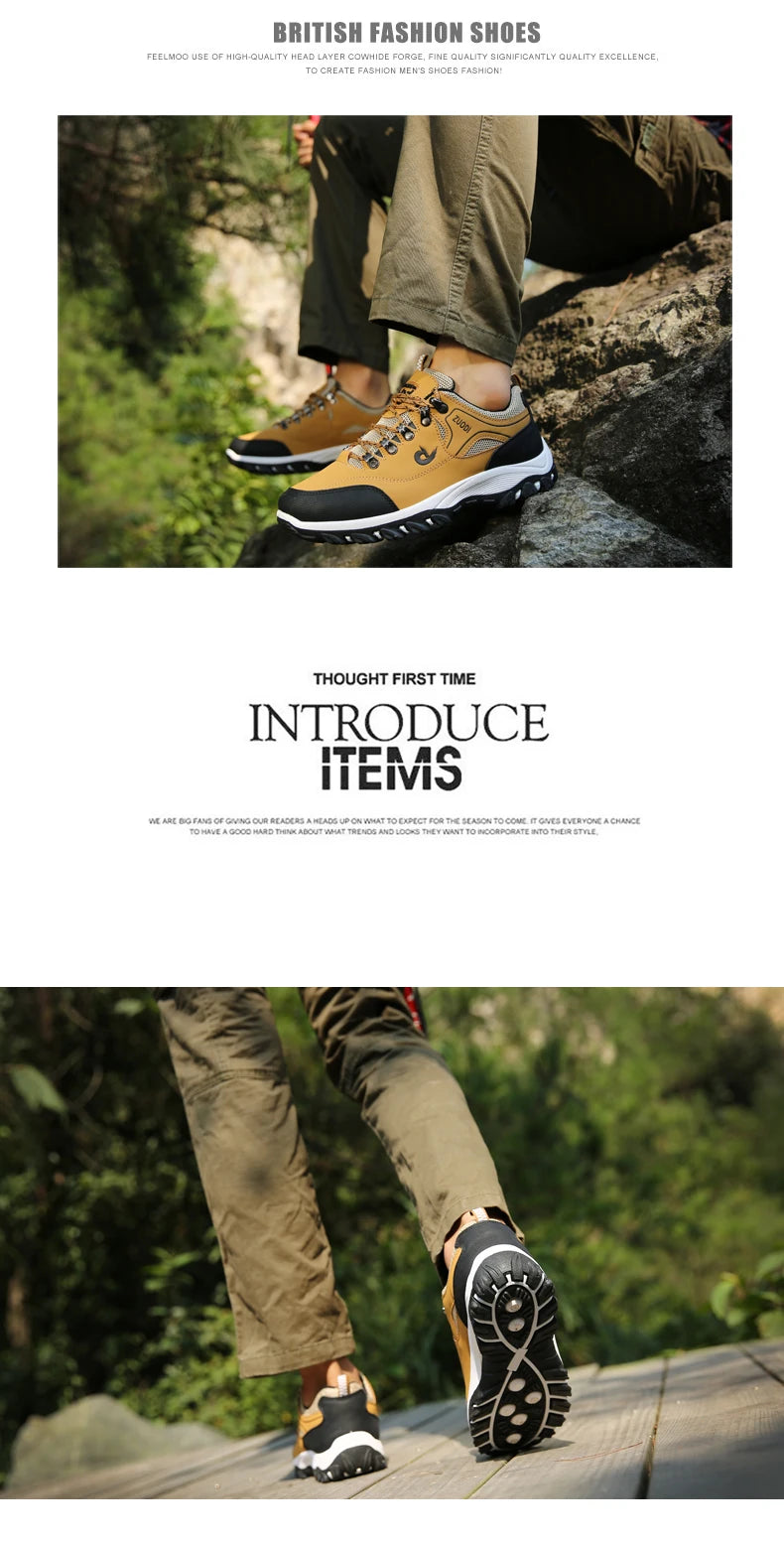 Brand Men Shoes Summer Breathable Sneakers Luxury Outdoor Lightweight Men's Moccasins Trekking Shoes for Men with