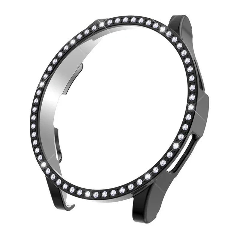 Diamond Case for Samsung Galaxy Watch 5/5 pro/4 44mm 40mm PC Cover All-Around Bumper Protector Galaxy watch4 classic 42mm 46mm