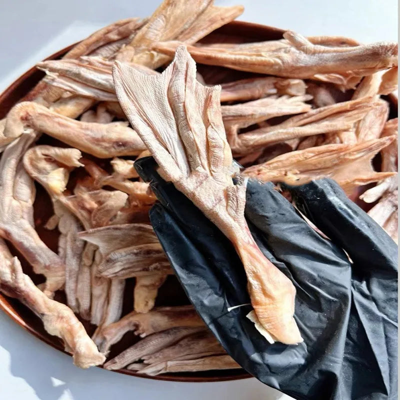 1kg Freeze-dried Duck Feet Dog Snacks Dog Food Pet Freeze-dried Dog Food Puppy Food Duck Puppies Small Dogs Eat Duck