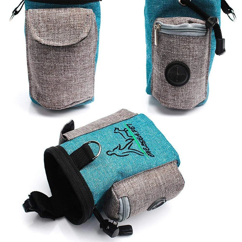 Outdoor Dog Trainings Bag Durable Poly 8 Colors Treat Bag Dog Walking Snack Pouch Detachable Puppy TrainSnack Reward Waist Bag