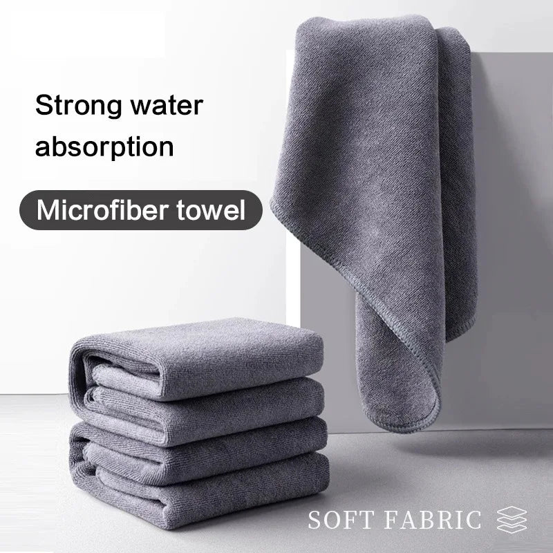 30x30/60CM Car Wash Microfiber Towel Car Cleaning Drying Cloth Hemming Car Care Cloth High-End Detailing Car Wash Towel For Auto
