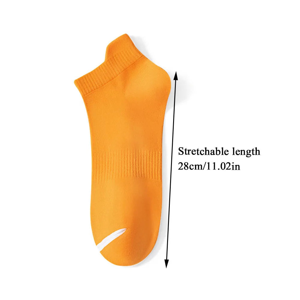 Breathable Anti Slip Boat Socks Men Plus Size Ankle Socks Cotton Low Cut Sports Socks Outdoor Casual Cotton Stockings Soft
