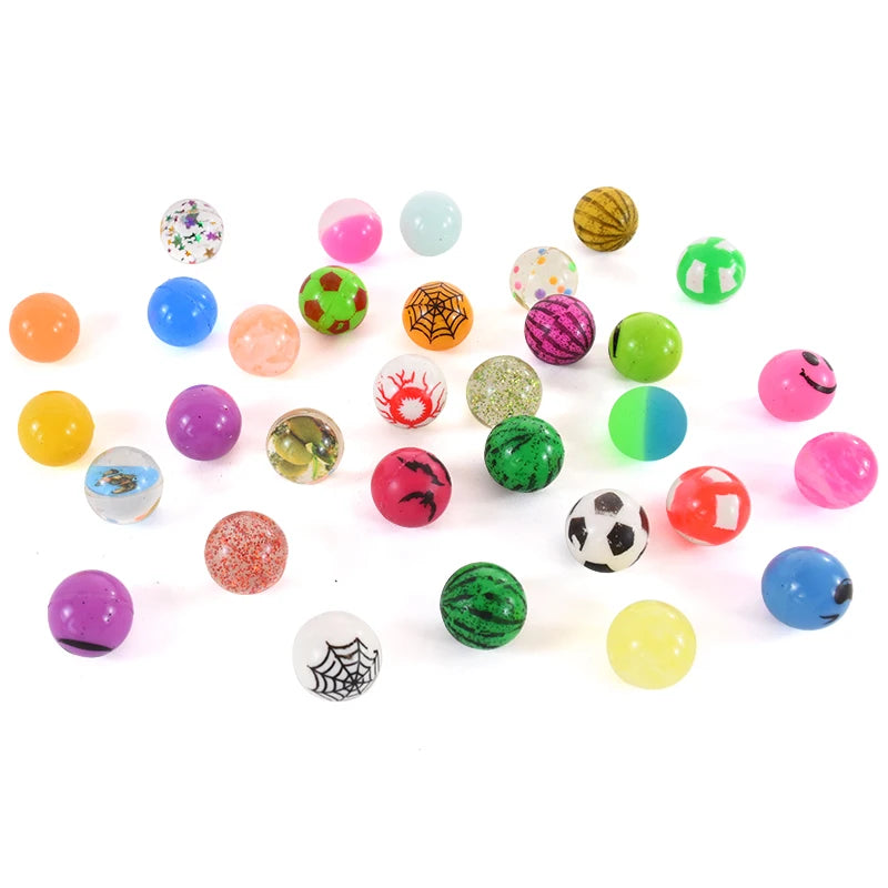 10/20/50Pcs Bouncy Ball Toys Kids Birthday Party Favors Gifts for Guests Rubber Bouncing Ball Pinata Goody Bag Fillers Prizes