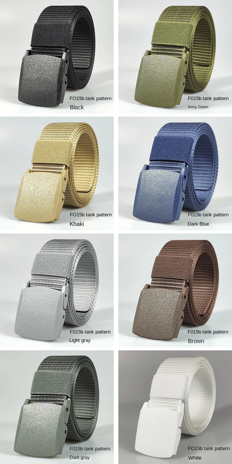 Black Green White Red Blue Men Automatic Buckle Nylon Belt Waist Canvas Belts Outdoor Strap Travel Sports Belt for Women