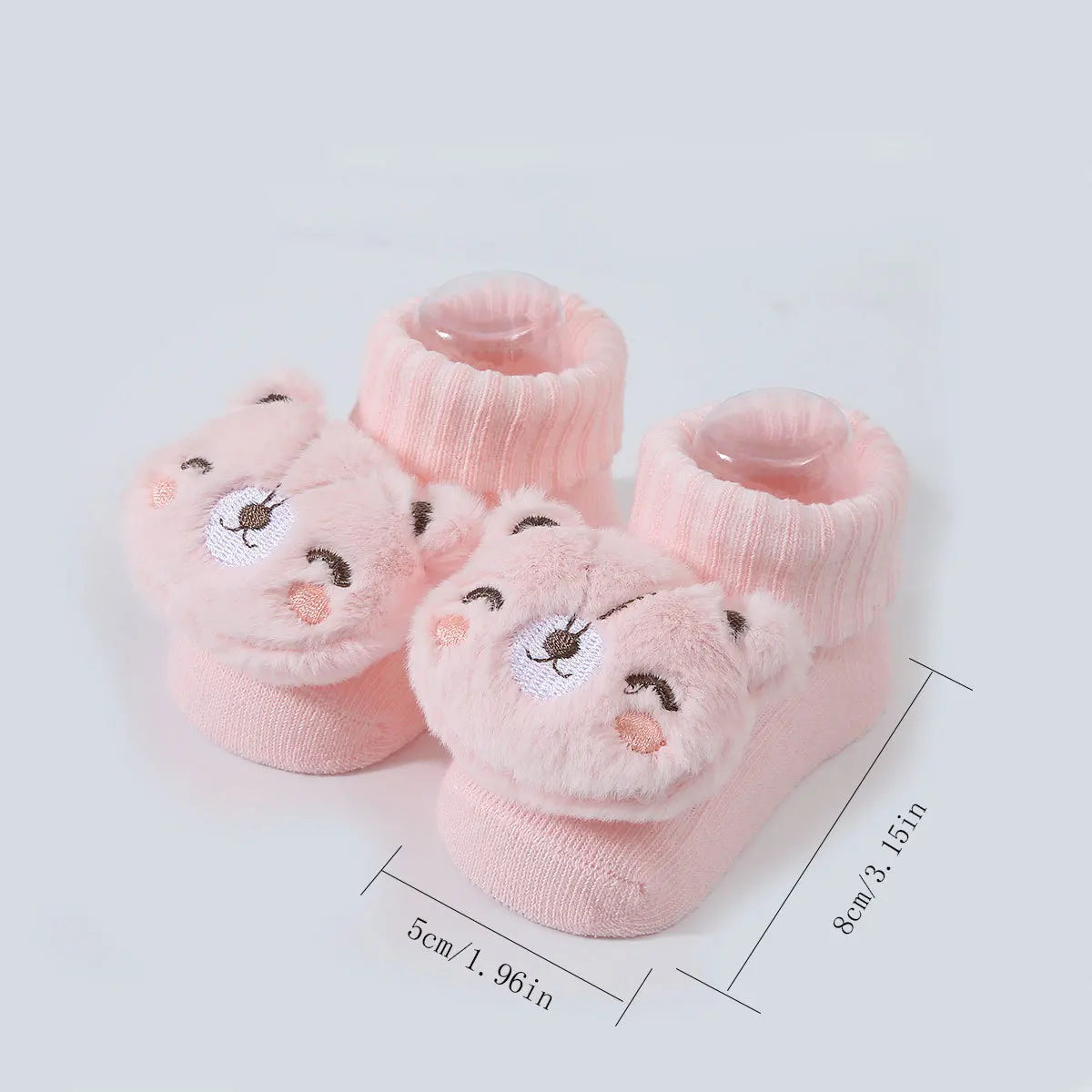 Baby Socks Spring and Autumn Soft Cotton Newborn Baby Socks in The Tube Cartoon 3D Doll Infant Socks 0-6 months