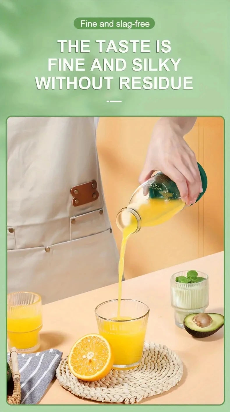 Electric Juicer Cup 6 Blades Blender Milkshake Machine USB Portable Fruit Milk Mixing Tool Mini Fresh Juice Blender Sport Bottl