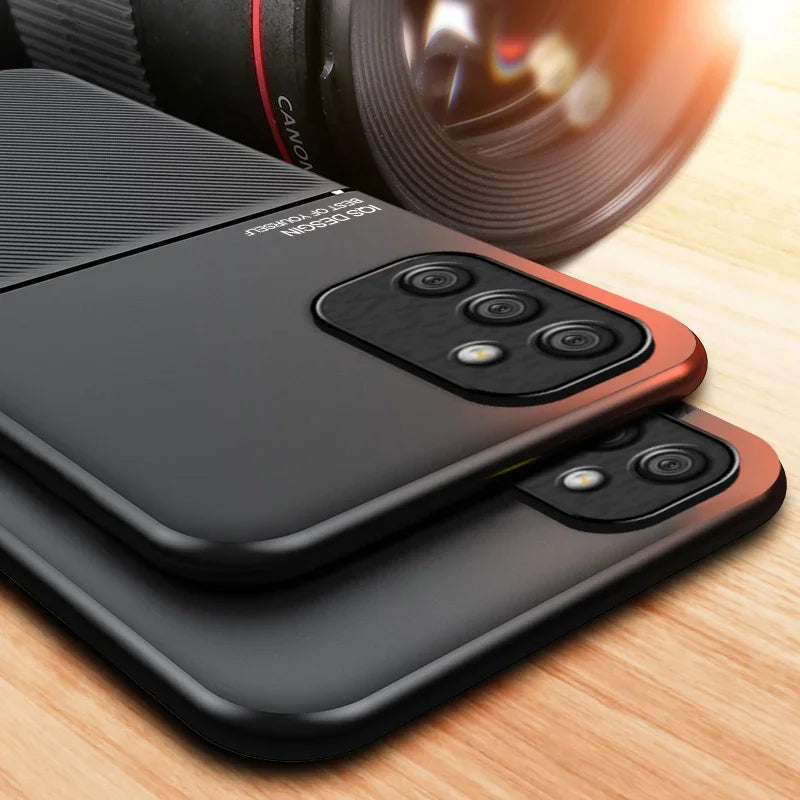 For Samsung Galaxy A70 Case Magnetic Car Holder Phone Cases Samsung A50 A20 A30 A50S A10S Shockproof Soft PU Leather Back Cover