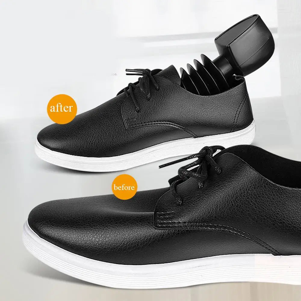 Plastic Shoe Tree Durable Shoe Stretcher For Men Adjustable To Prevent Creases From Deforming Shoes Stretching Shoe Care Kit