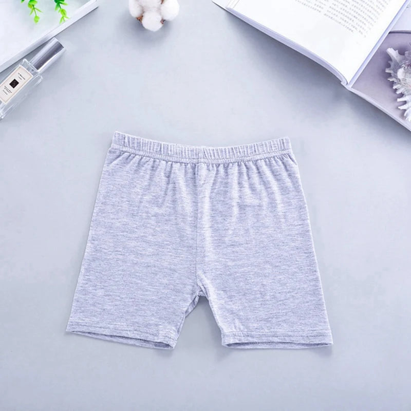 6Pcs/Set Candy Color Cotton Girls Short Safety Pants Kids Underwear Leggings Children Summer Cute Shorts Underpants for 2-10Y