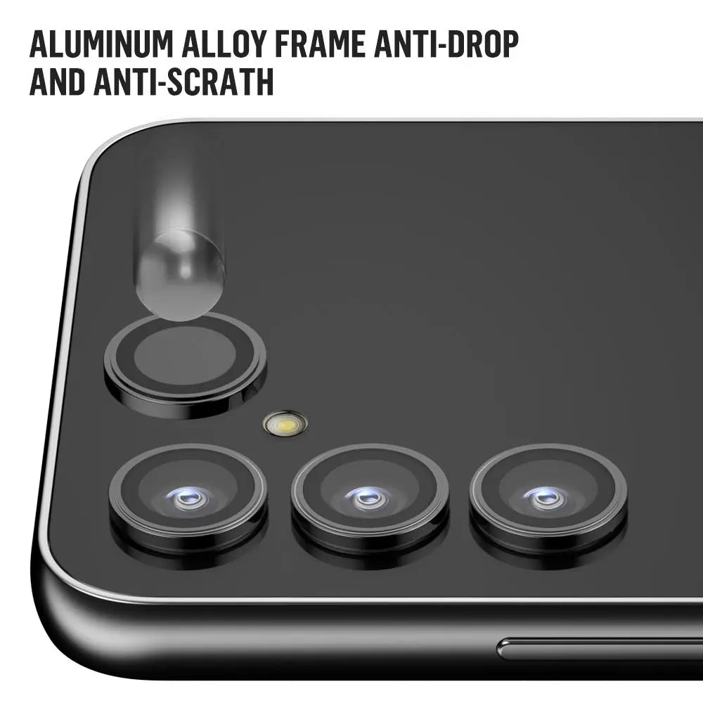 Camera Lens Protector Glass for Samsung A54 A24 A14 A34 5G Full Cover Lens Metal Protector Ring for Galaxy A55 A35 A15 A05 A05S