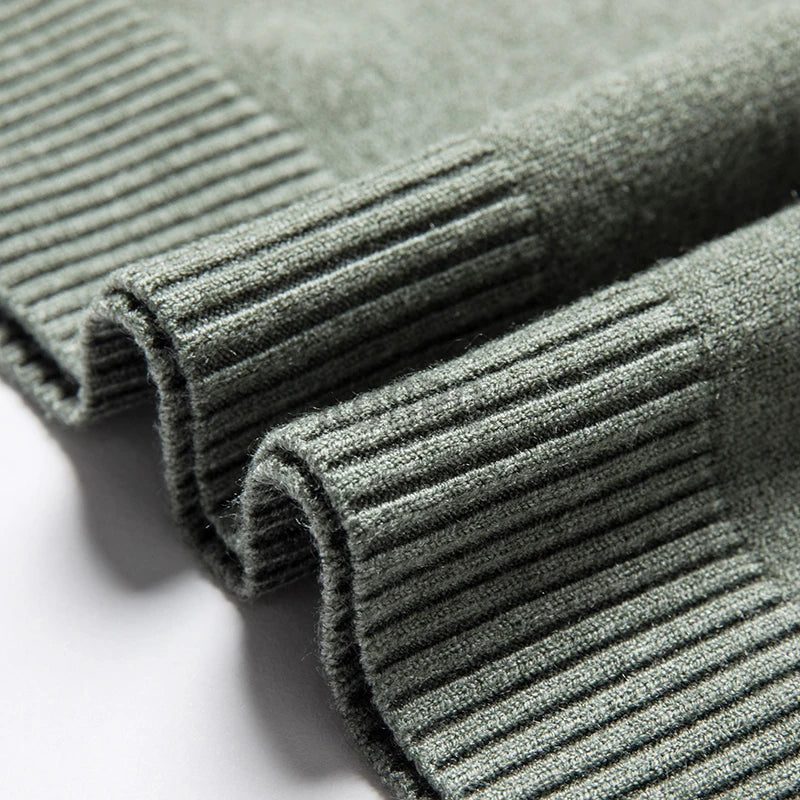 KUBRO Sweaters Men 2023 Autumn Winter New Warm Youth O-neck Men's Wool High Quality Fashion Casual Comfortable Pullover Male