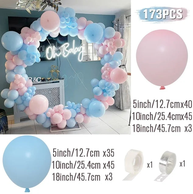 Balloon Garland Arch Kit Wedding Birthday Party Decoration Kids Adult Globos Wedding Party Supplies Latex Ballon Baby Shower Boy