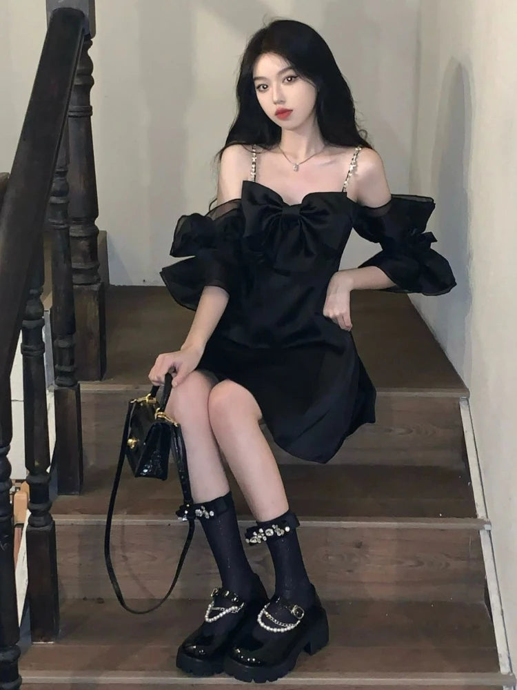 Dresses Women Folds Simple Creativity Princess Elegant Vintage French Style Basics Leisure Ladies Party Special Popular Comfort