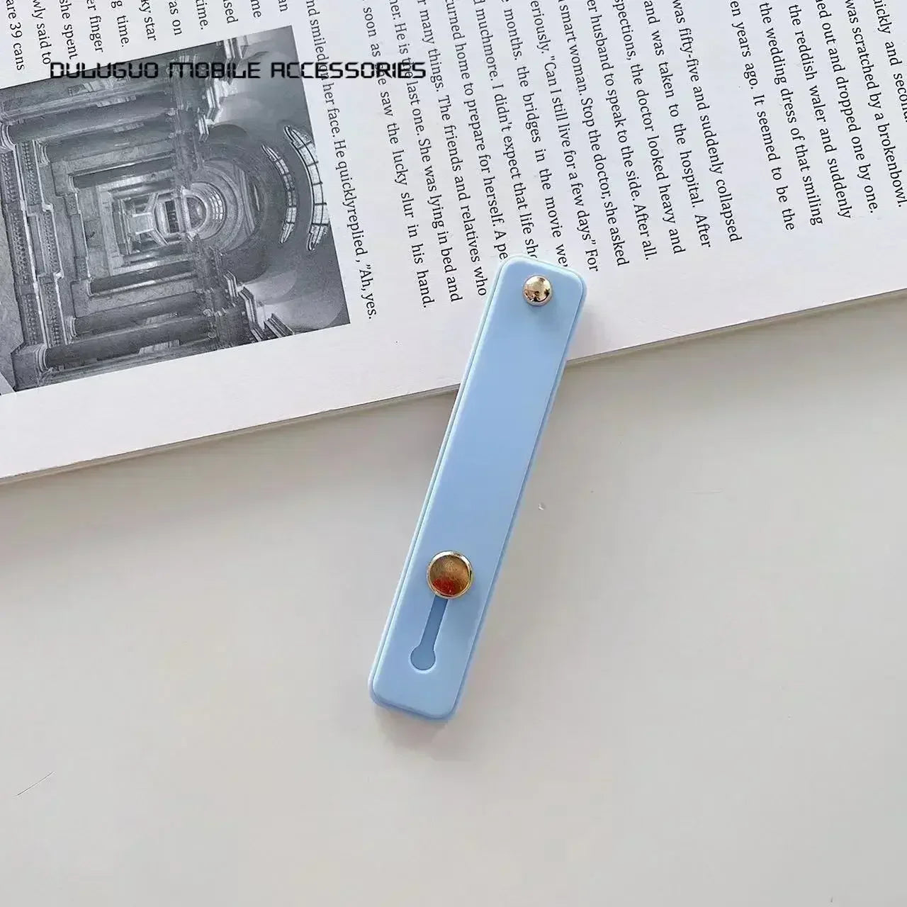 Silicone Phone Hand Band Holder TPU Leather Finger Strap Simple Push Pull Grip Stand Solid Color Bracket Cellphone Accessories