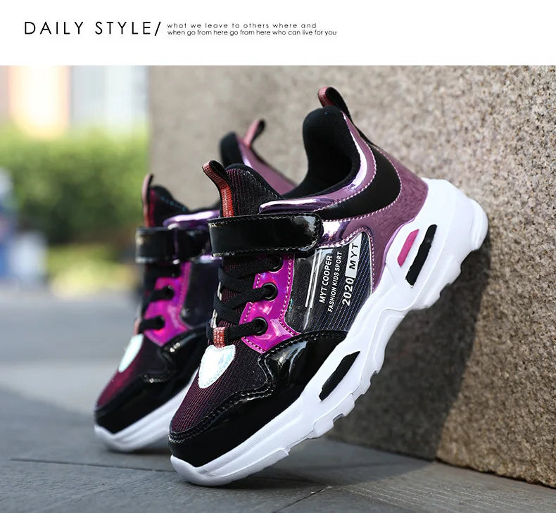 Cute Girls Sneaker Platform Children Shoes Fashion Luxury Autumn Kids Casual Sneaker Sports Tennis Girl Shoes 4 To 13 Years
