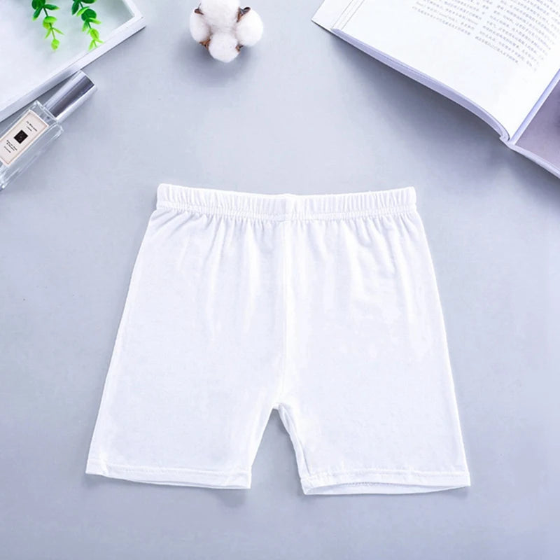 6Pcs/Set Candy Color Cotton Girls Short Safety Pants Kids Underwear Leggings Children Summer Cute Shorts Underpants for 2-10Y