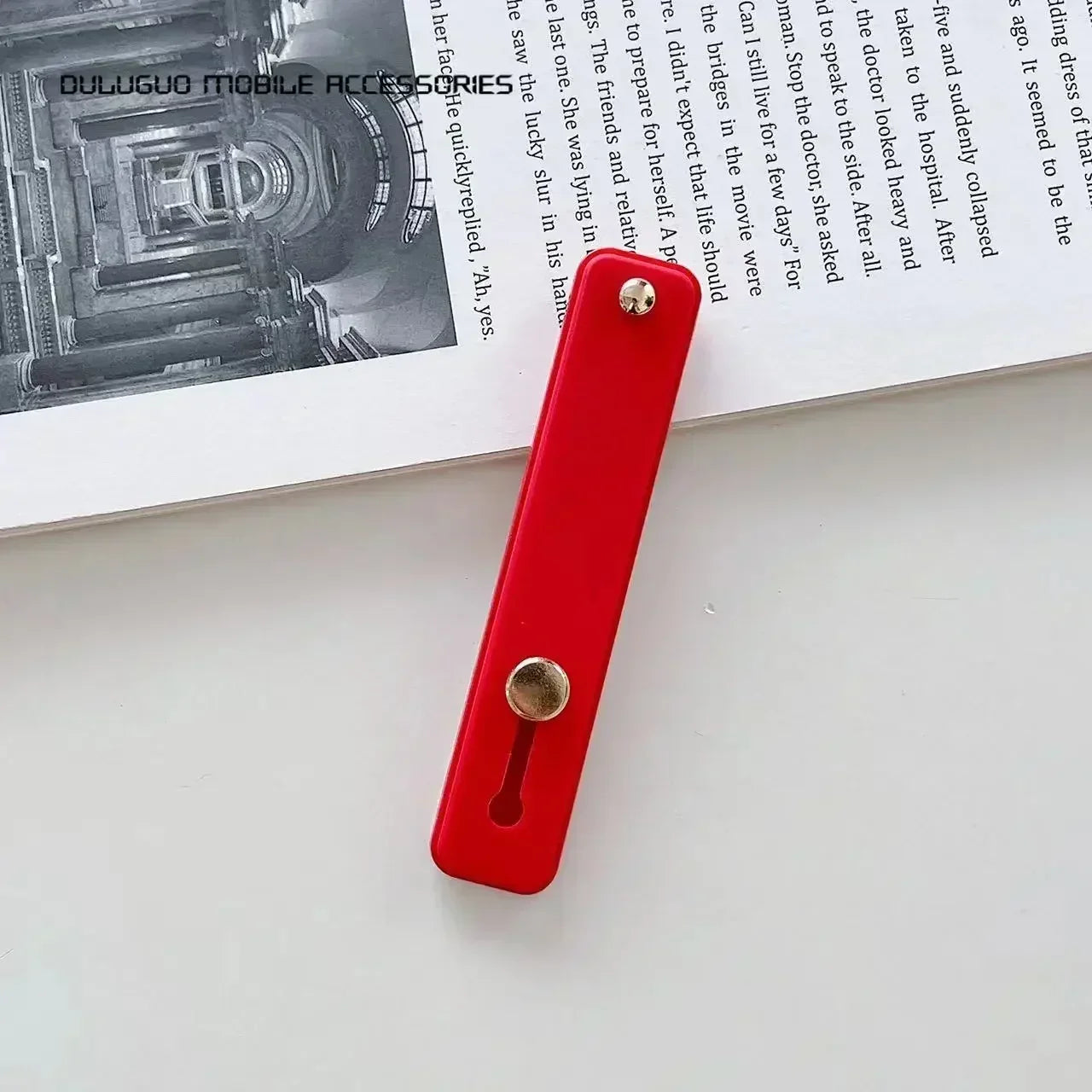 Silicone Phone Hand Band Holder TPU Leather Finger Strap Simple Push Pull Grip Stand Solid Color Bracket Cellphone Accessories