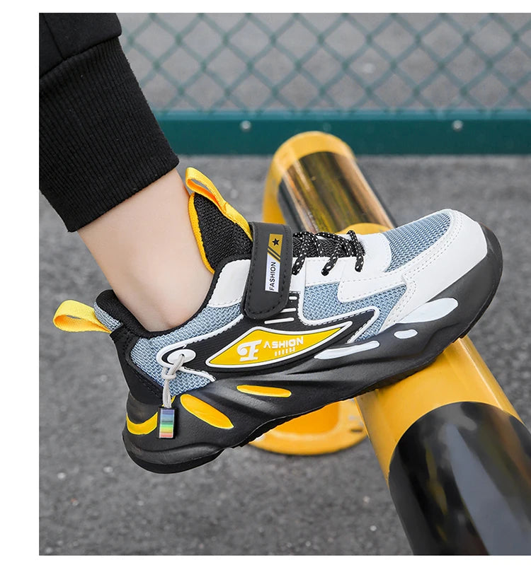 Children Boys Mesh Sports Running Shoes Breathable Non-slip For Girls Casual Running Walking Kid's Sneakers