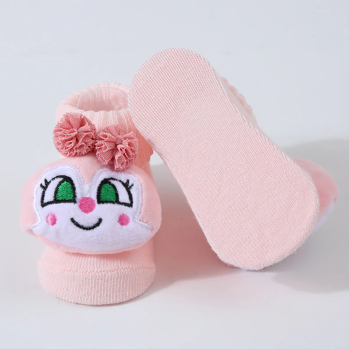 Baby Socks Spring and Autumn Soft Cotton Newborn Baby Socks in The Tube Cartoon 3D Doll Infant Socks 0-6 months
