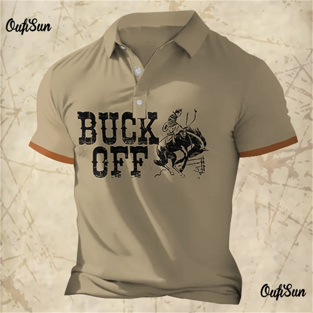 Fashion Men's Polo Shirt Graphic Design Summer Short Sleeve Casual Button-Down Tops Oversized Male Clothing Golf T-Shirt