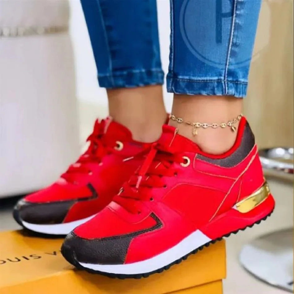 2022 New Women's Walking Shoes Fashion Athletic Breathable Mesh Comfort Running Shoes Lightweight No-slip Casual Sports Shoes