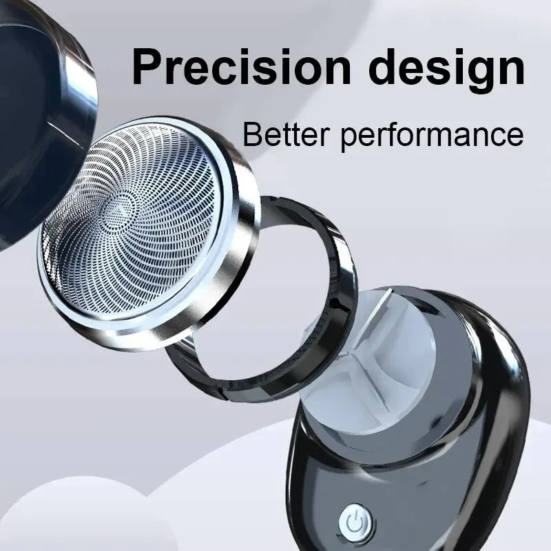 Electric Shaver Charging Mini Pocket Travel RazorPortable Wireless Detachable Shaver Facial Beard AndBody Hair Trimmer