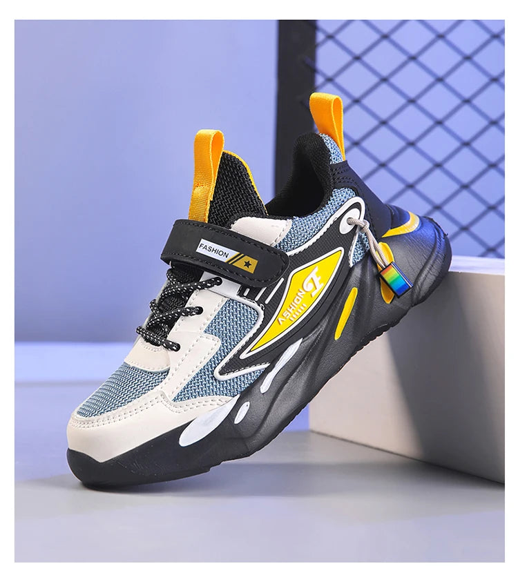 Children Boys Mesh Sports Running Shoes Breathable Non-slip For Girls Casual Running Walking Kid's Sneakers
