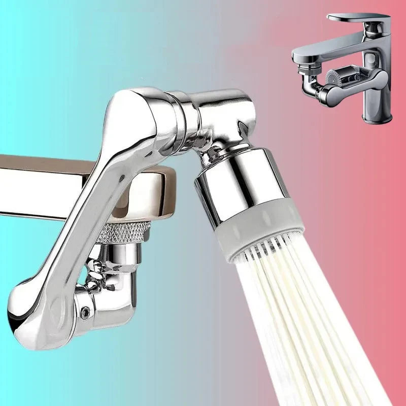 1 ABS Universal Rotating 1080 ° Faucet, Spray Nozzle, Washbasin Faucet, Kitchen Faucet, Extended Aerator Nozzle