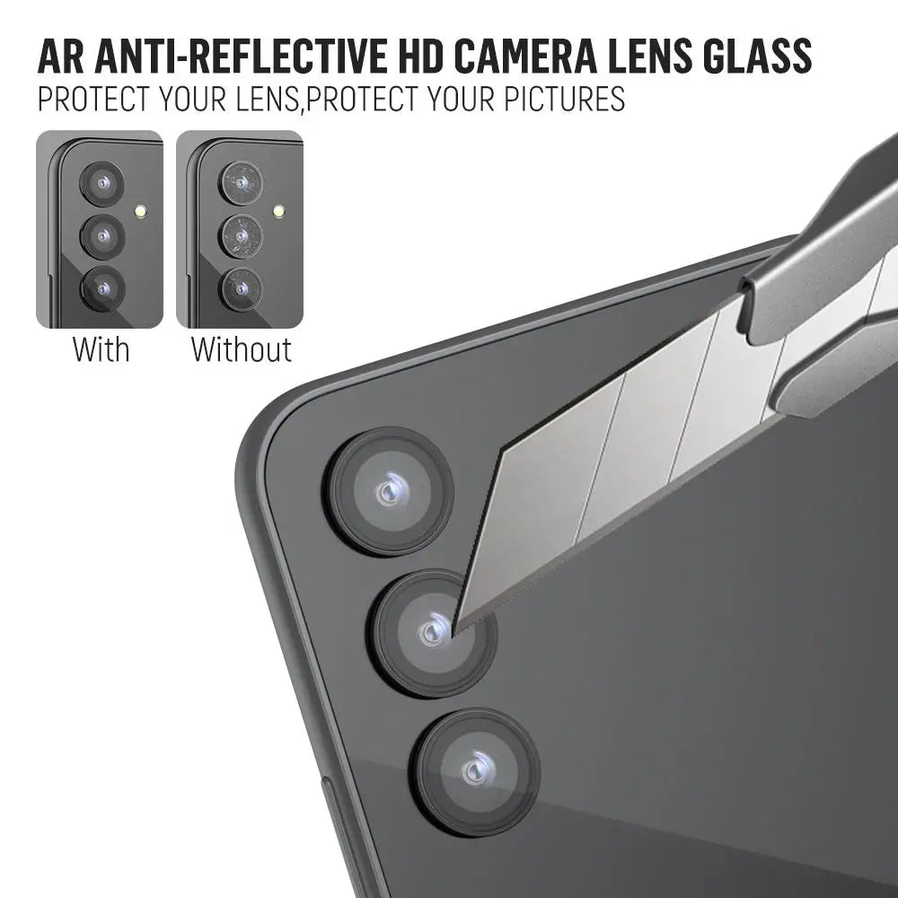 Camera Lens Protector Glass for Samsung A54 A24 A14 A34 5G Full Cover Lens Metal Protector Ring for Galaxy A55 A35 A15 A05 A05S