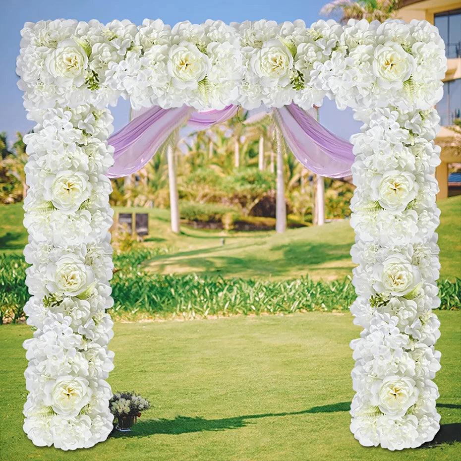 Artificial Flowers Panel Arc Floral Flower For Party Wedding Decor Bridal Shower Decor Baby Shower Decoration Party Supplies