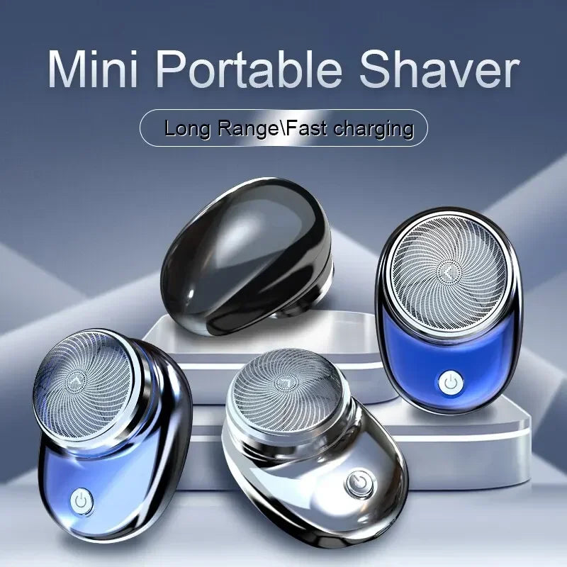 Electric Shaver Charging Mini Pocket Travel RazorPortable Wireless Detachable Shaver Facial Beard AndBody Hair Trimmer