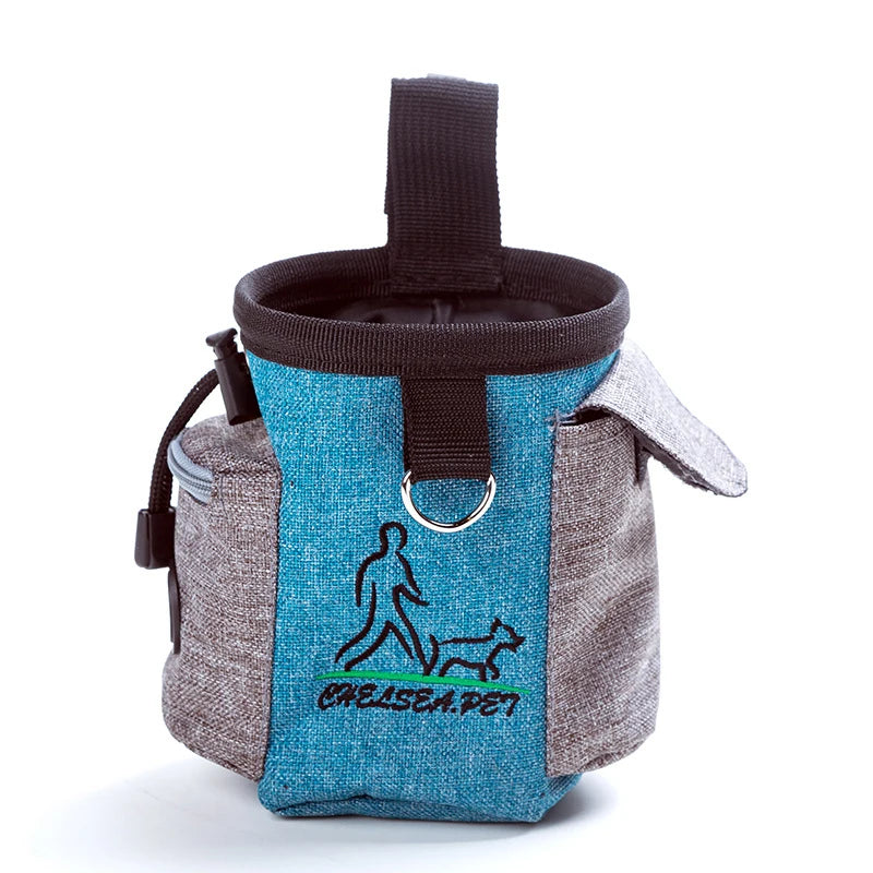 Outdoor Dog Trainings Bag Durable Poly 8 Colors Treat Bag Dog Walking Snack Pouch Detachable Puppy TrainSnack Reward Waist Bag