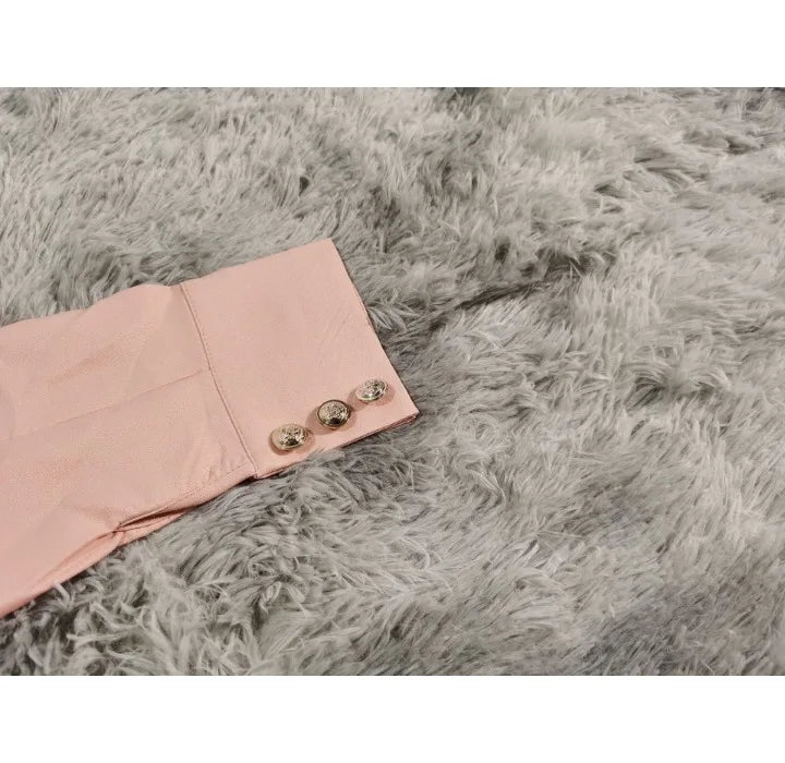 Dress for Women Autumn 2023 Fashion Versatile Casual Solid Button Long Lapel Pleated Strap Waistband Pullover Dresses Streetwear
